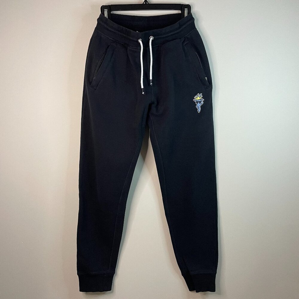 Unisex OG Black GOAT Fleece Joggers Size Small